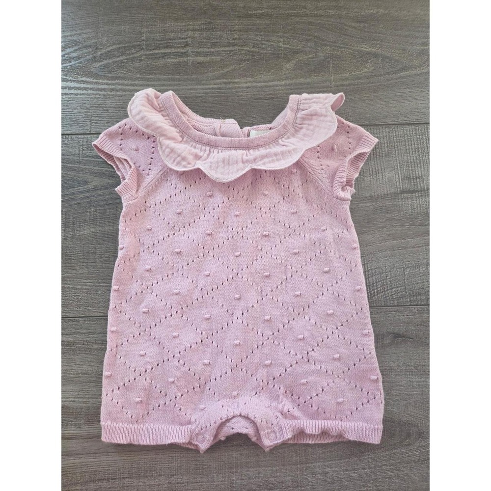 Cloud island baby girl newborn romper